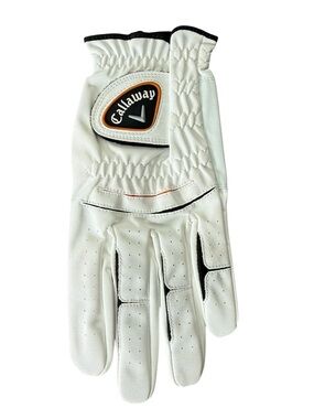 CALLAWAY New Men’s White Synthetic Leather Golf Glove Left Hand Golfcore Large